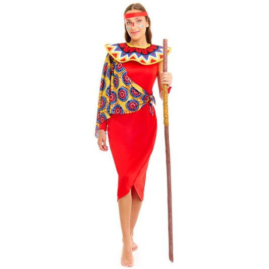 Costume da Guerriera della tribù Masai per donna