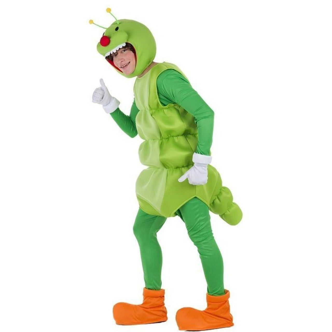 Costume da Bruco Verde per adulto