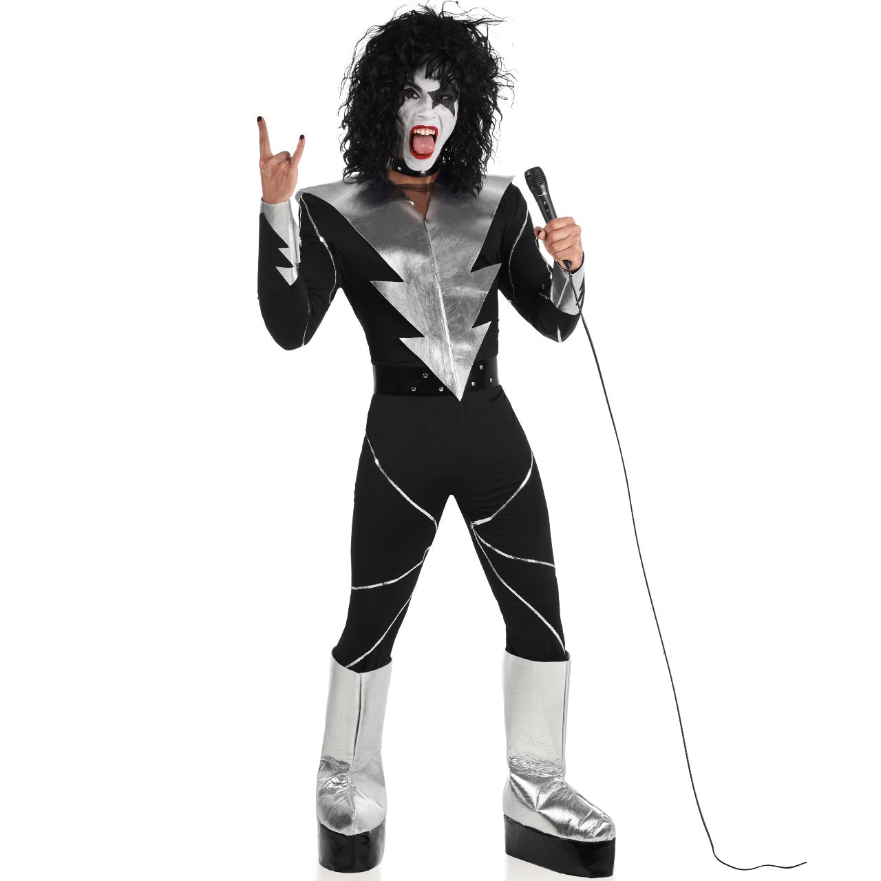 Costume da Heavy Metal Kiss per uomo