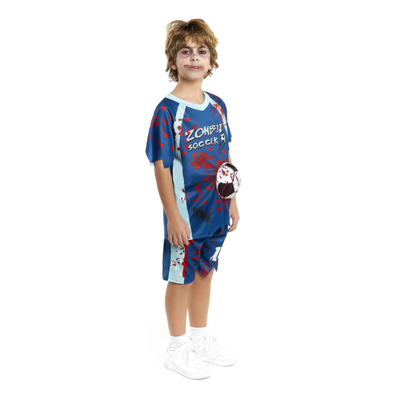 Costume da Giocatore di Calcio Zombie per bambino