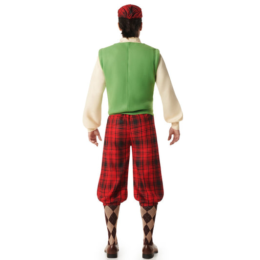 Costume da Giocatore di Golf a Quadri per uomo