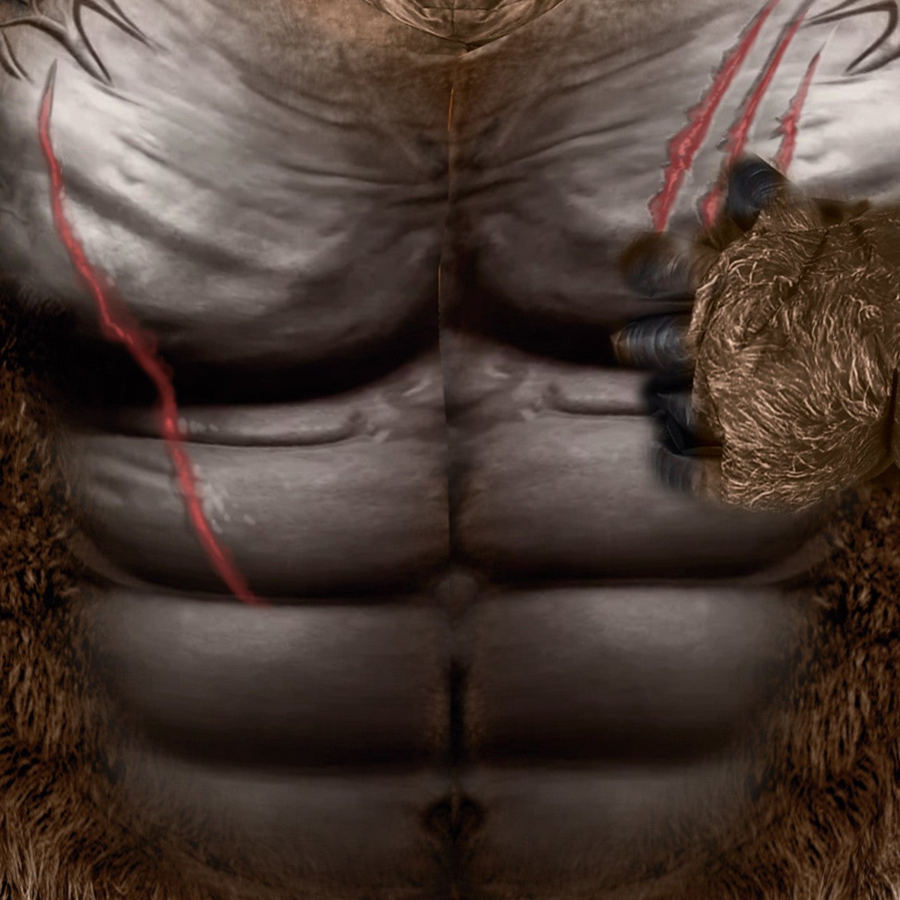 Costume da King Kong Gonfiabile per adulto