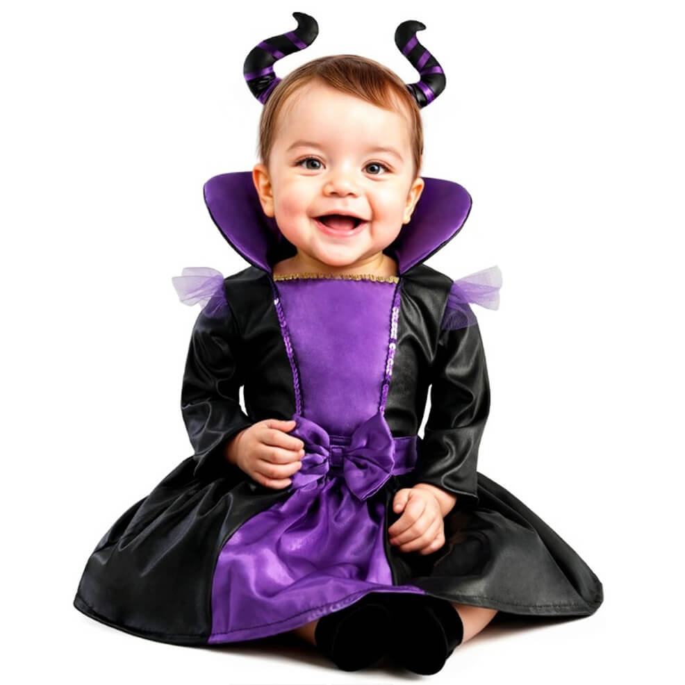 Costume di Malefica Strega per neonato