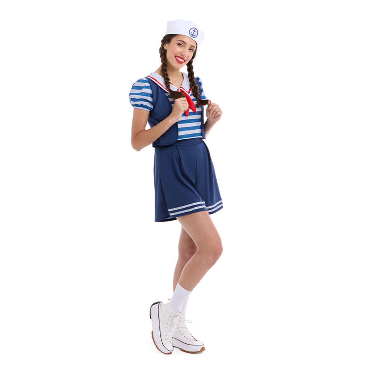 Costume da Marinaia blu per donna