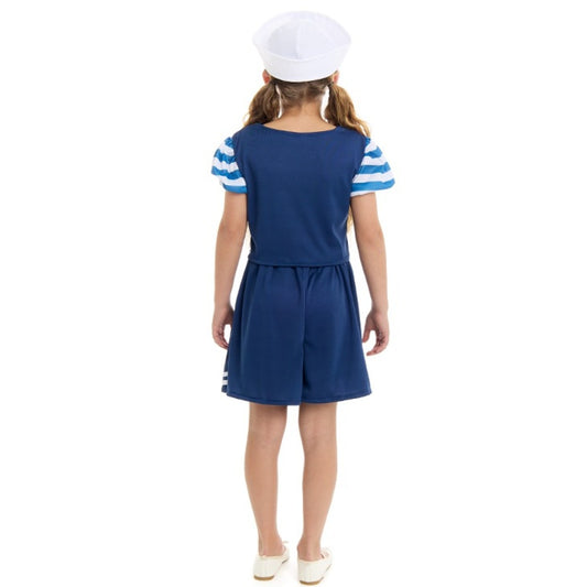 Costume da Marinaia blu per bambina