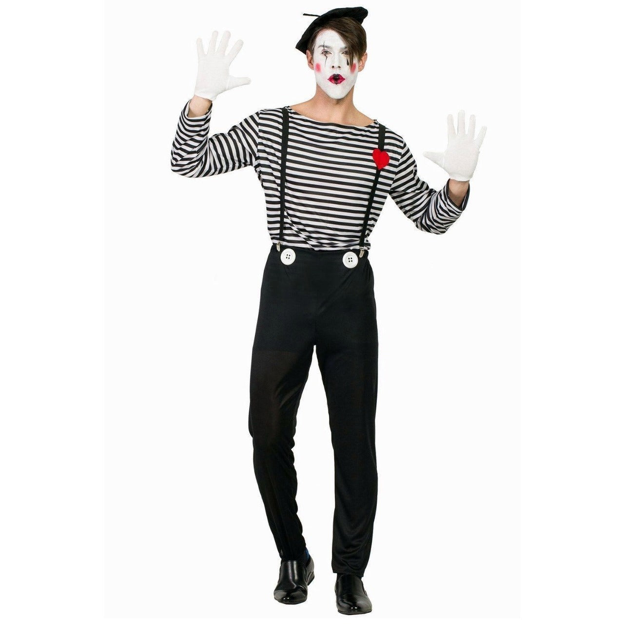 Costume da Mimo Cuore per uomo