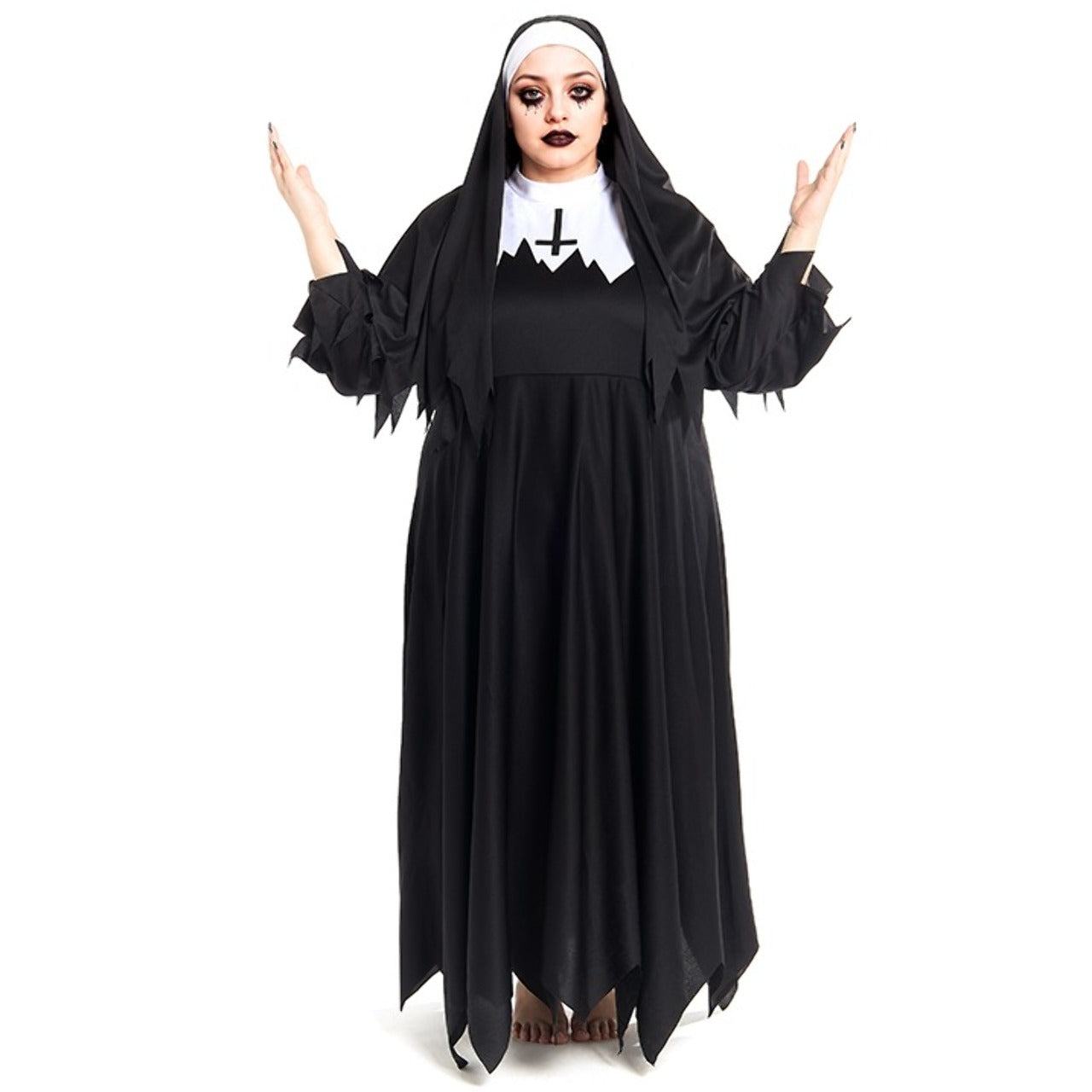 Costume di Suora Zombie Plus per donna