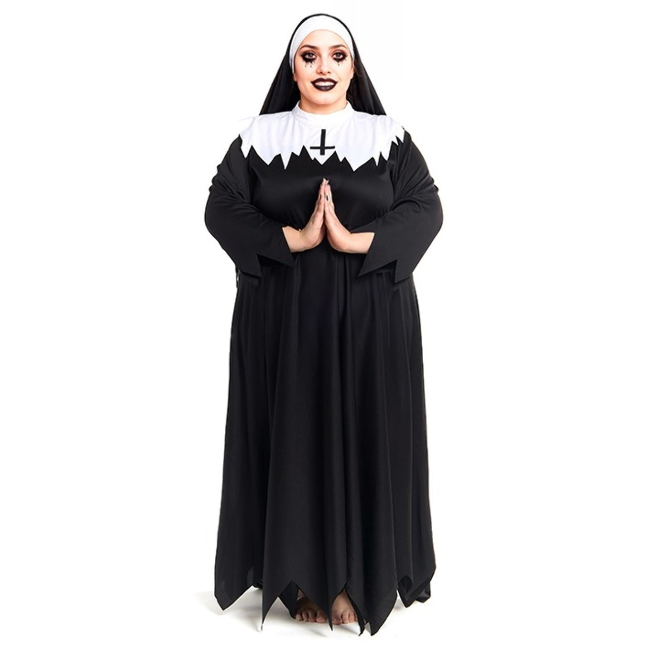 Costume di Suora Zombie Plus per donna