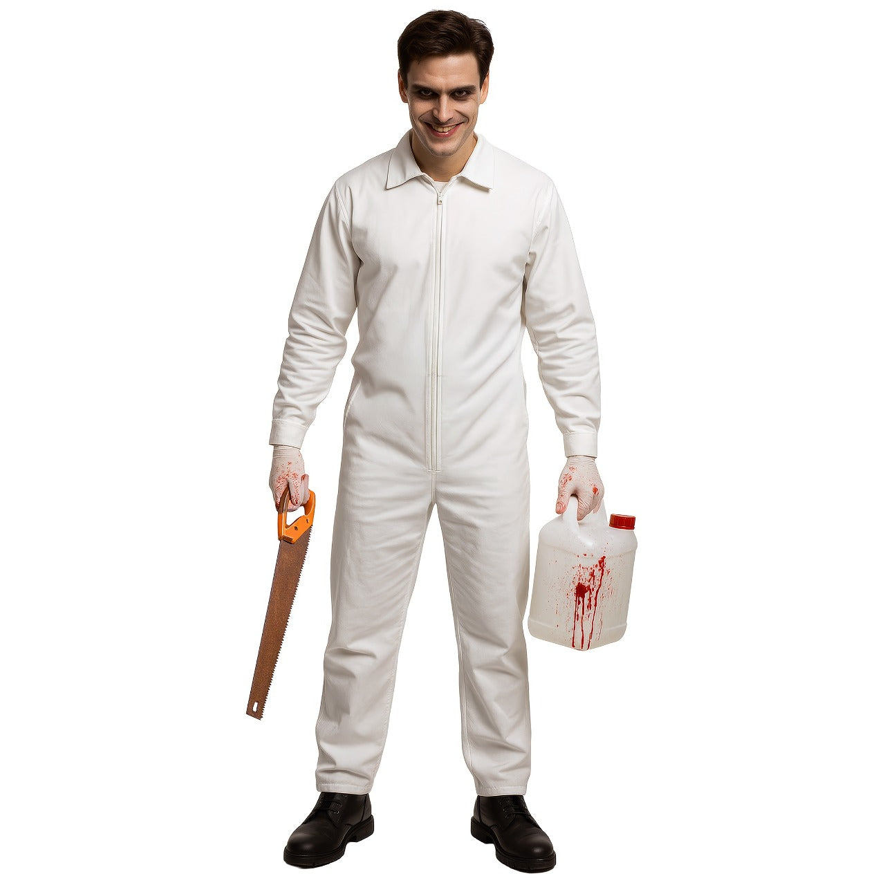 Costume da Tuta da operaio Bianca per adulto