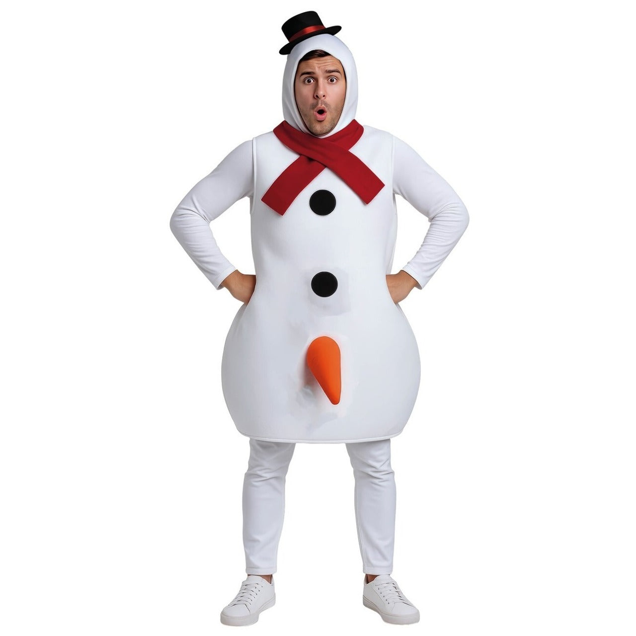 Costume da Pupazzo di neve arrapato per adulto