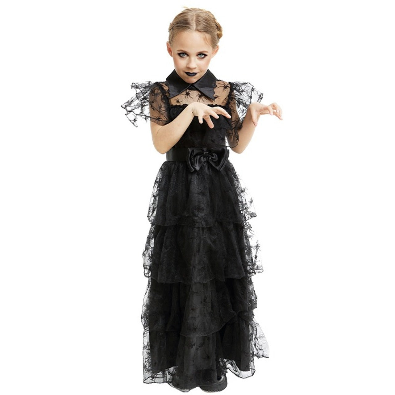 Costume da Ragazza Inquietante Festa ragni per bambina