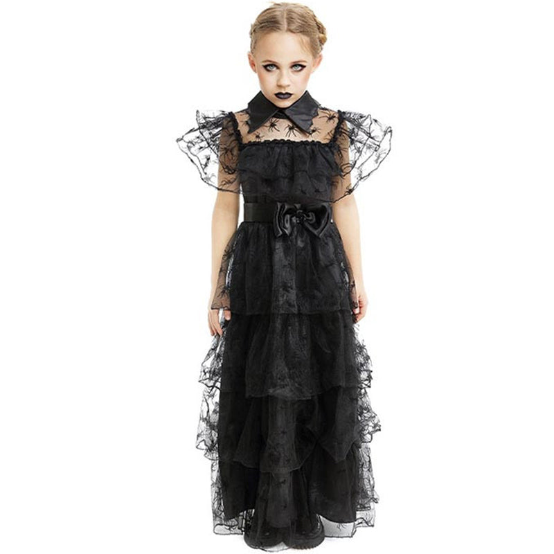 Costume da Ragazza Inquietante Festa ragni per bambina