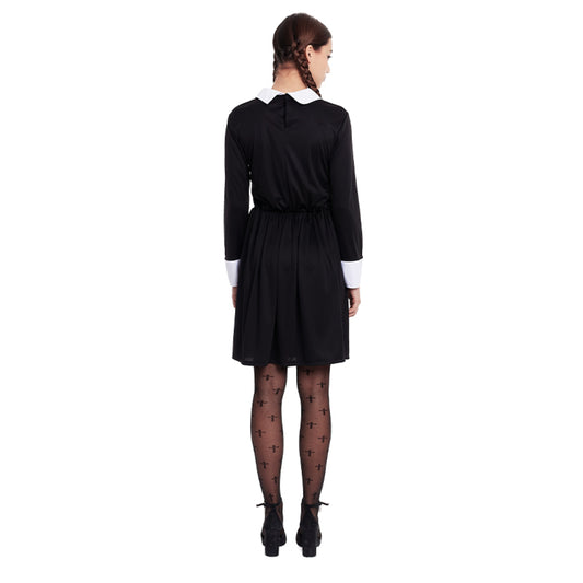 Costume da Ragazza Sinistra Nero per donna