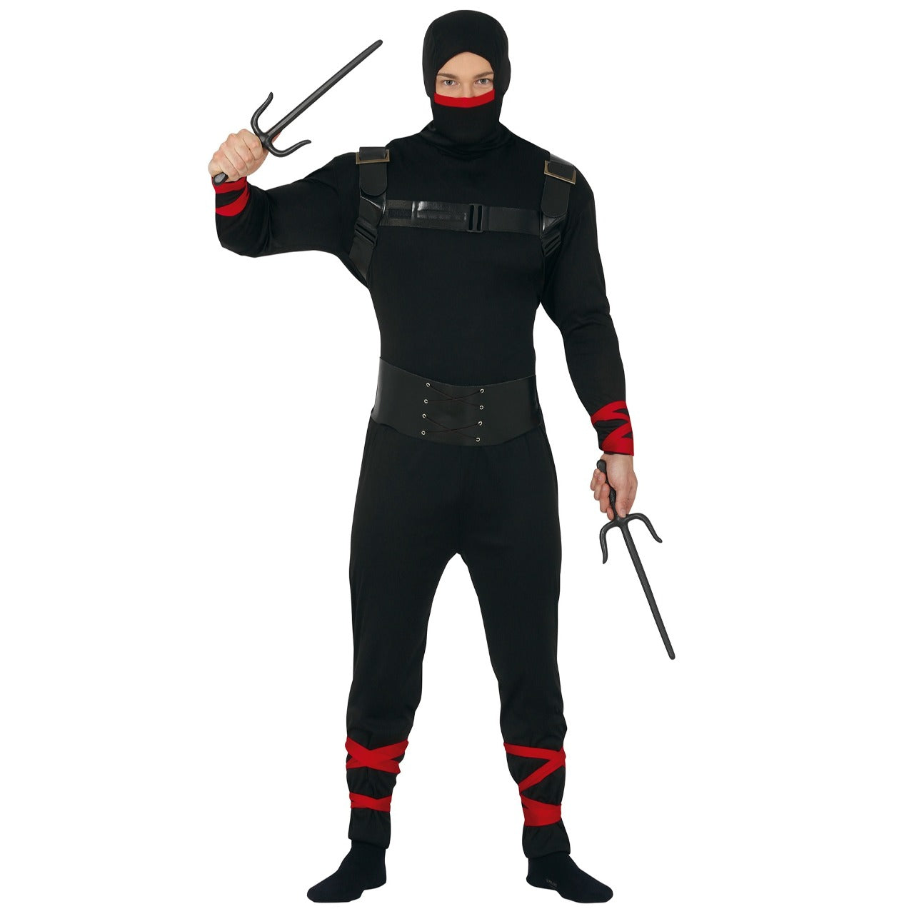 Costume da Ninja Nero per uomo