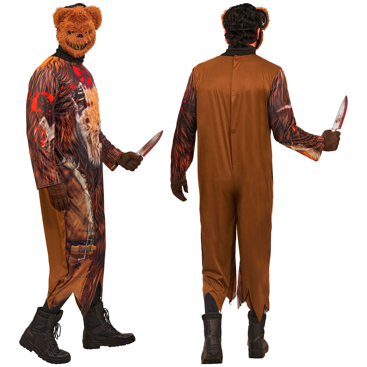 Costume da Orso Assassino Zombie per adulto