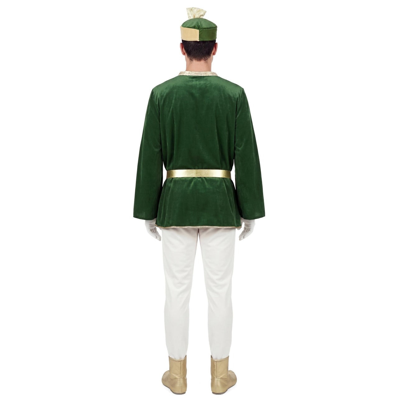 Costume da Paggio Reale Verde Deluxe per adulto
