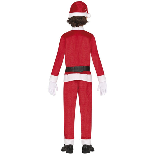 Costume da Babbo Natale in velluto per bambino