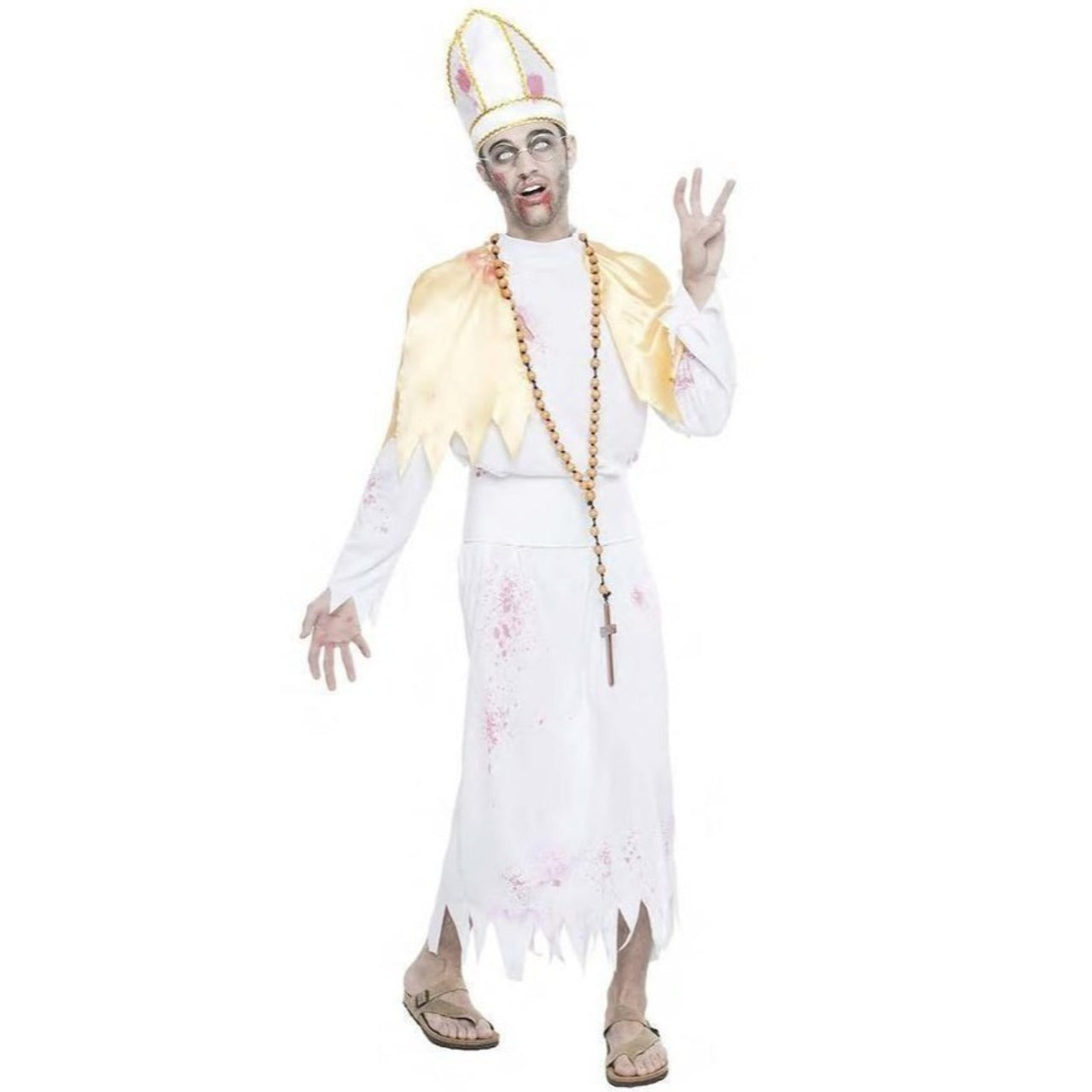 Costume di Papa Zombie per adulto