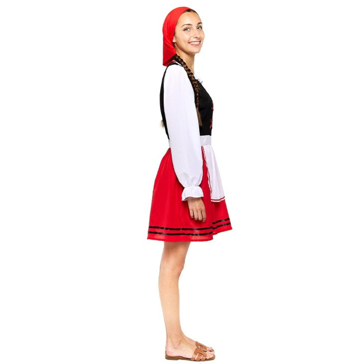 Costume da Pastorella Galiziana Rosso per donna