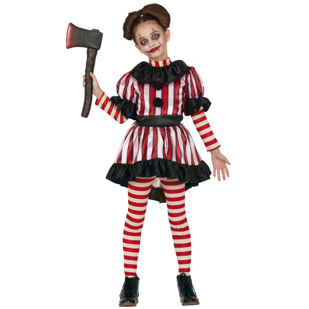 Costume da Clown Inquietante per bambina