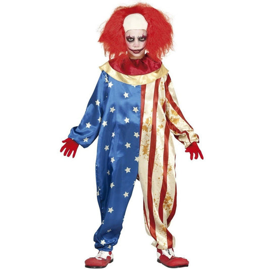 Costume da Clown Assassino Americano per bambino