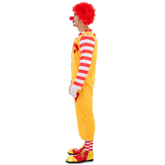 Costume da Clown Burger Giallo per adulto