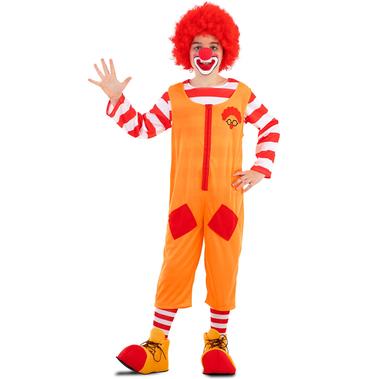 Costume da clown Burger per bambino