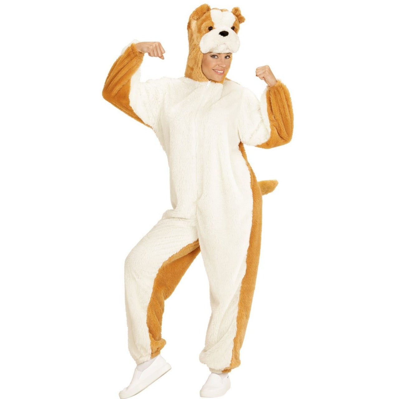 Costume da Cane Bulldog Peluche per adulto