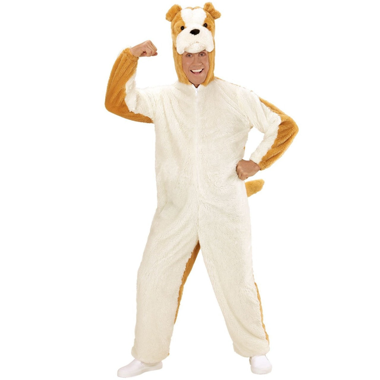 Costume da Cane Bulldog Peluche per adulto