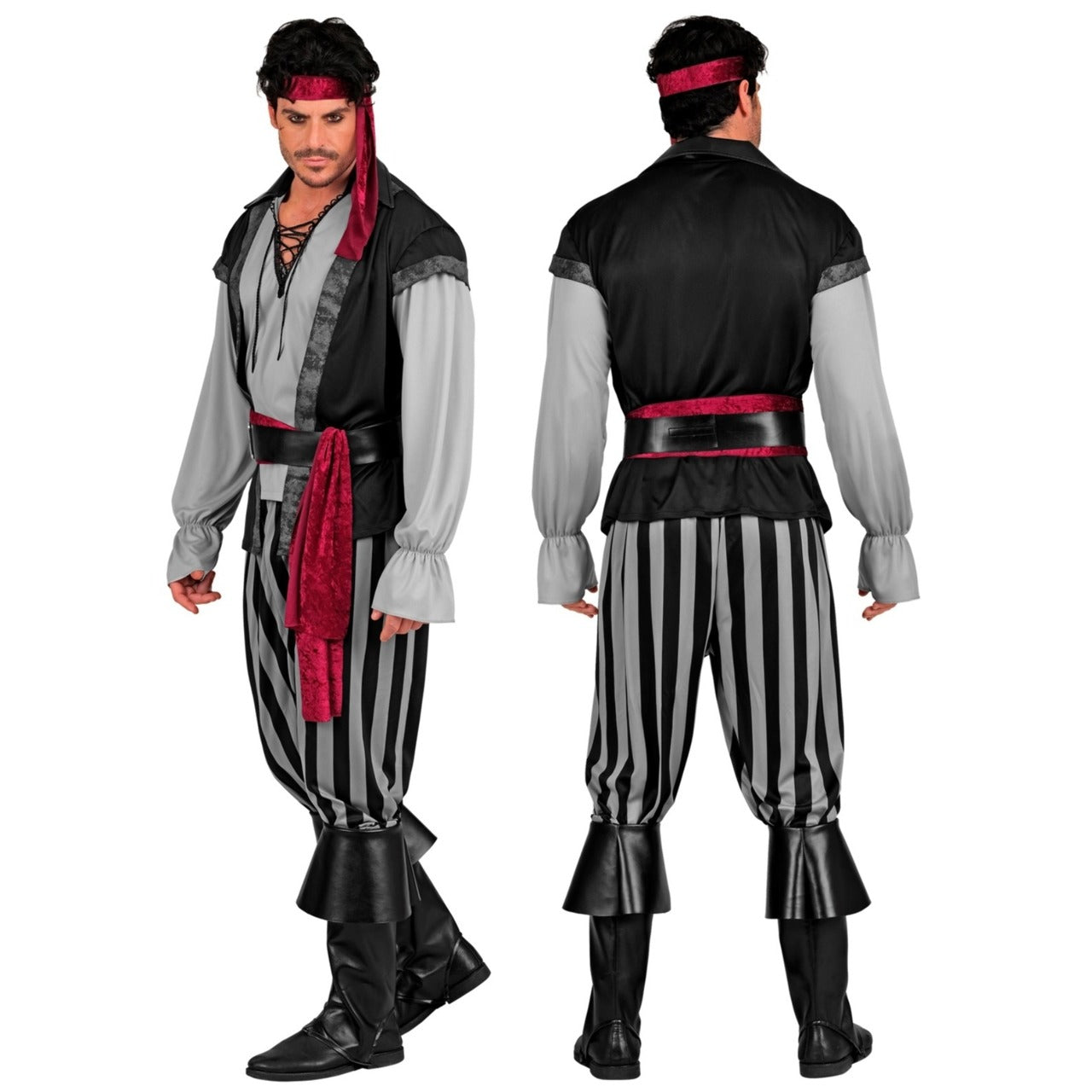 Costume da Pirata Fusciacca per uomo