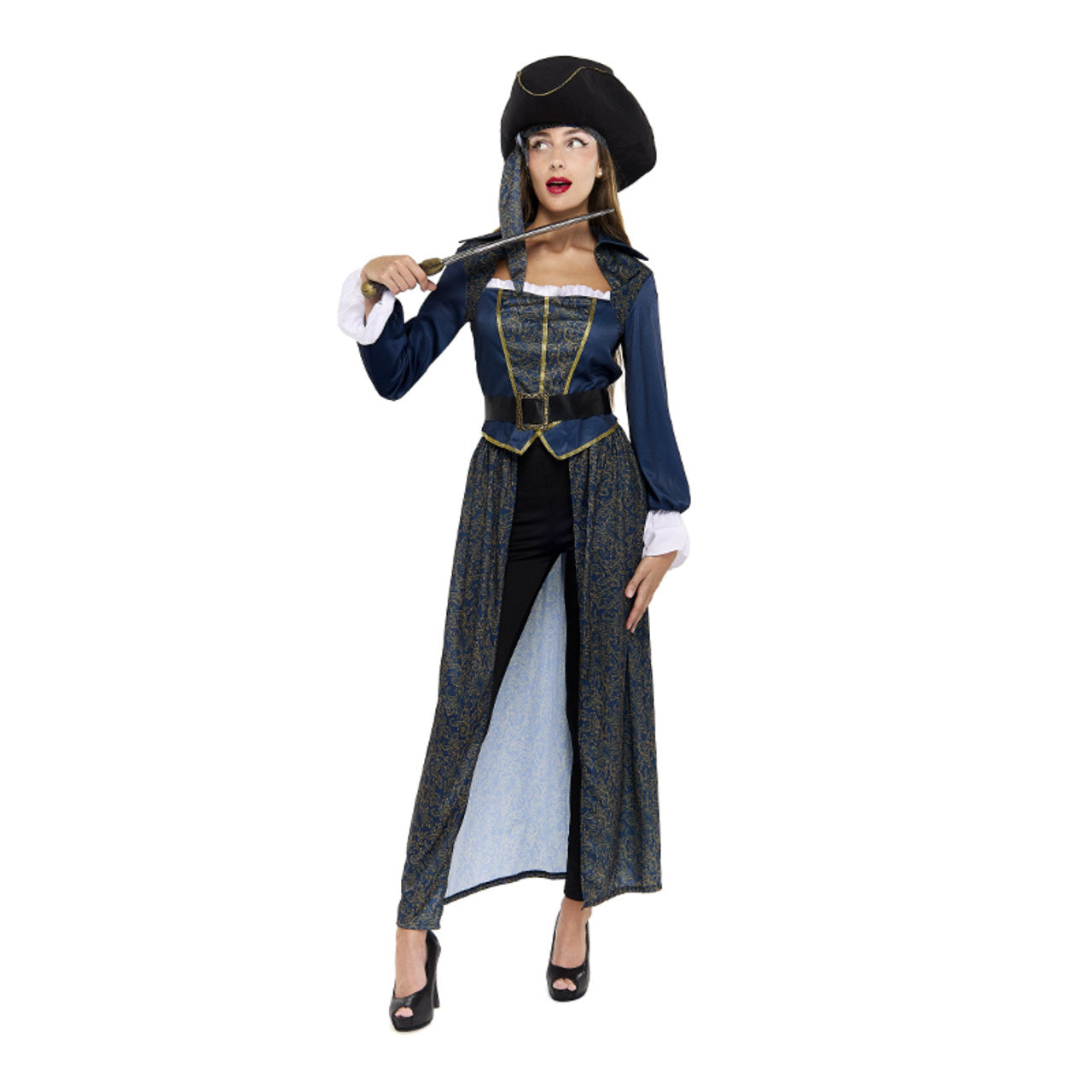Costume da Pirata Indigo per donna