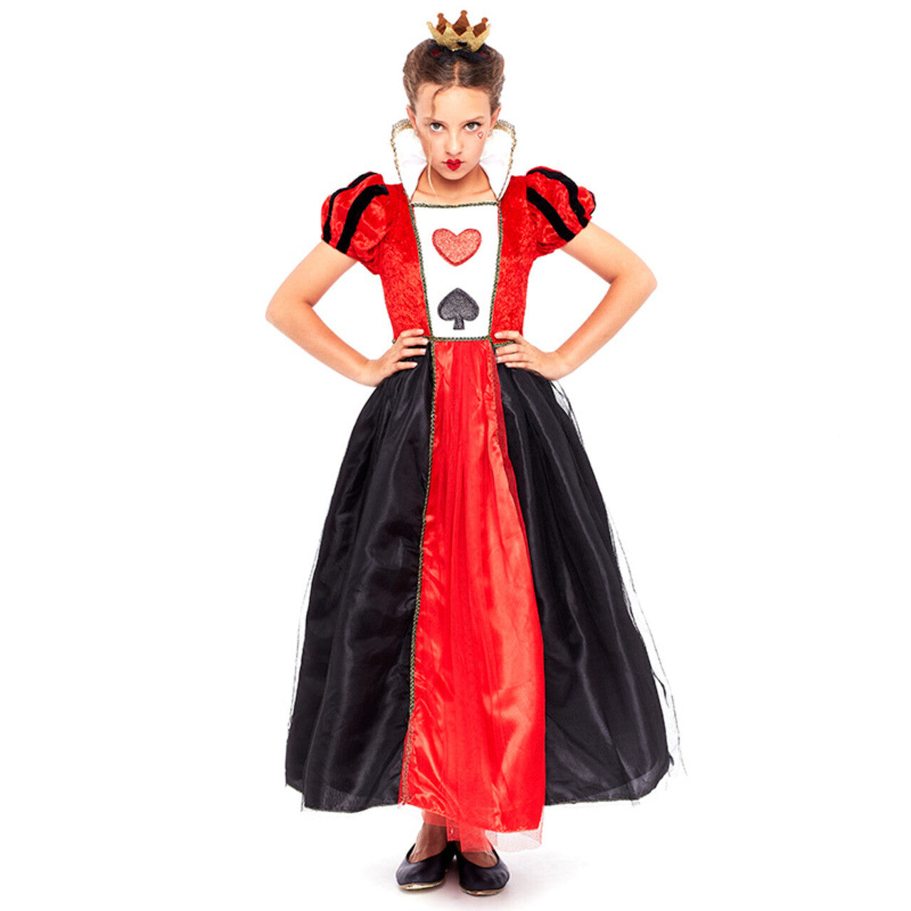 Acqusita online costume da Regina di Cuori glamour infantile