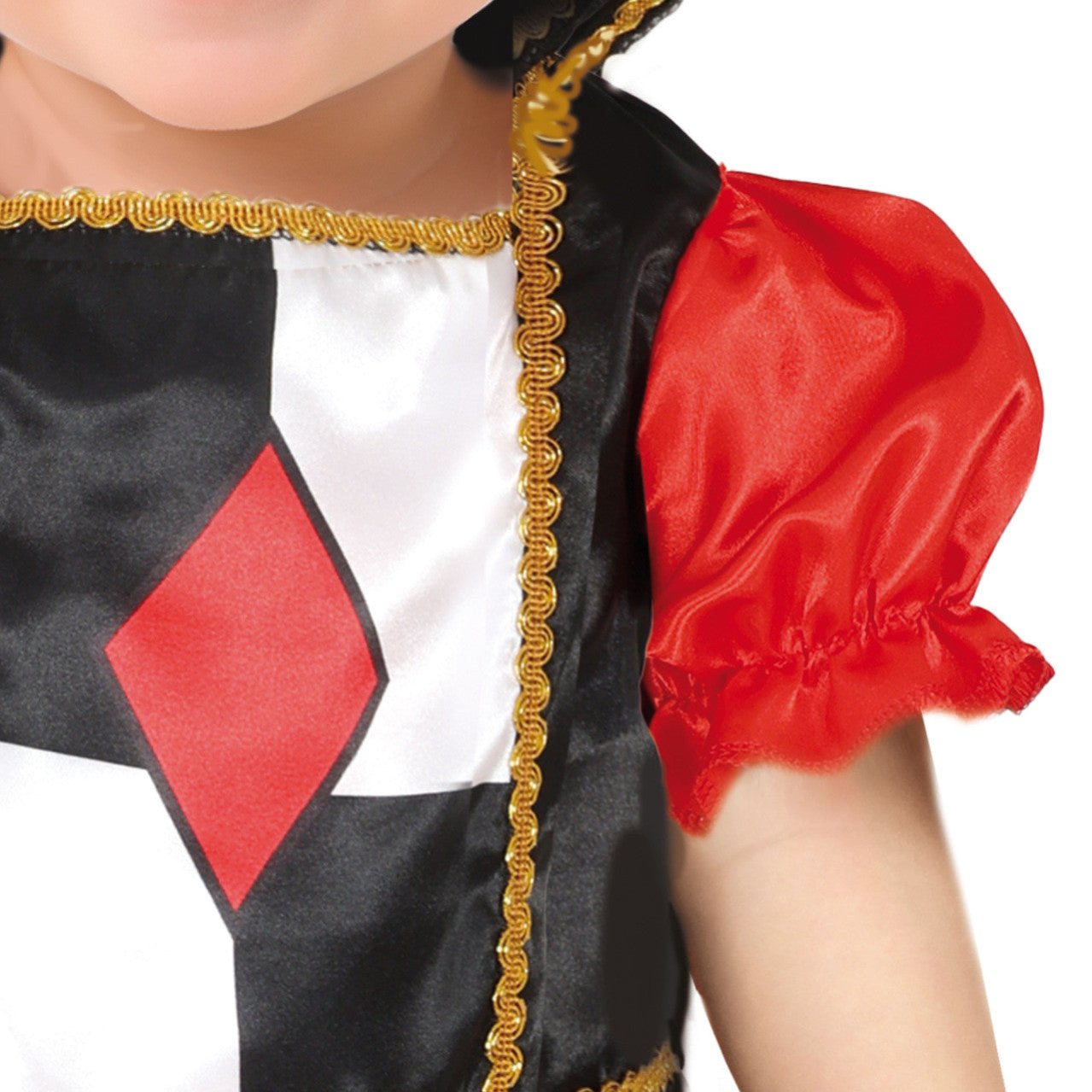 Costume da Regina di Cuori Lusso per bambina