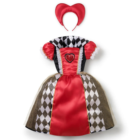 Costume da Regina di Cuori Rosso per neonato