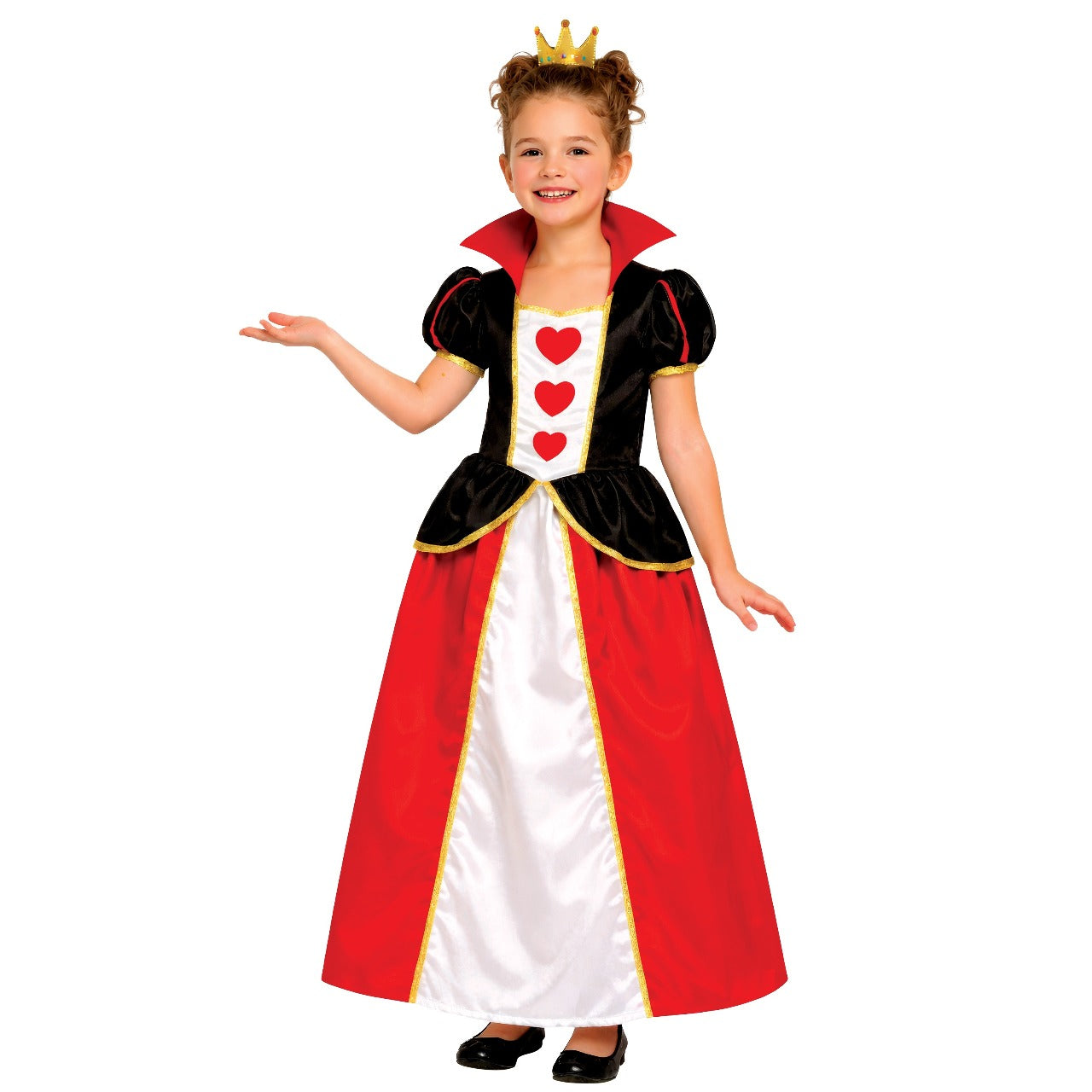 Costume da Regina di Cuori Cattiva per bambina