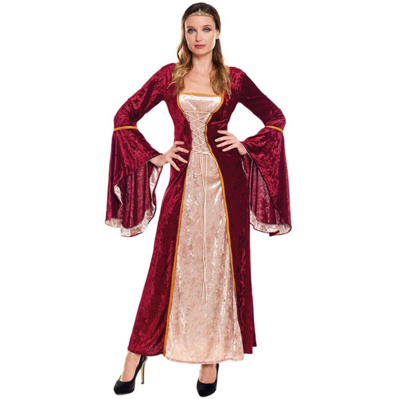 Acquista online costume da regina medievale Clarissa per adulto