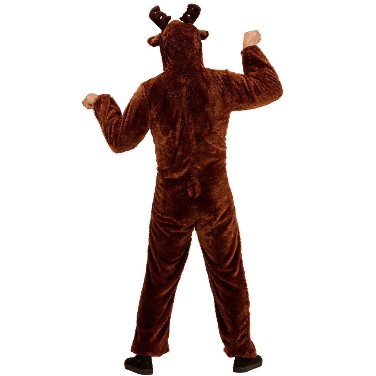 Costume da renna in peluche per adulto