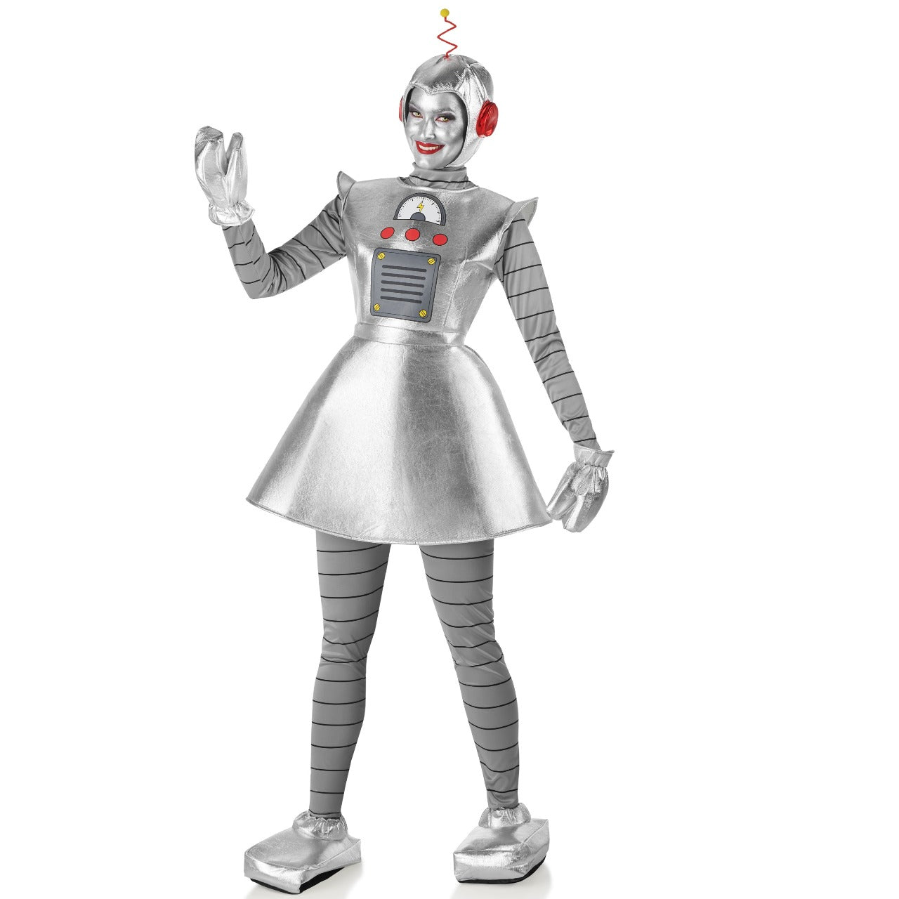 Maschera Vestito Carnevale Robot Fai Da Te Carnevale Fai Da