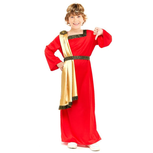 Costume da Romano Rosso Elegante per bambini