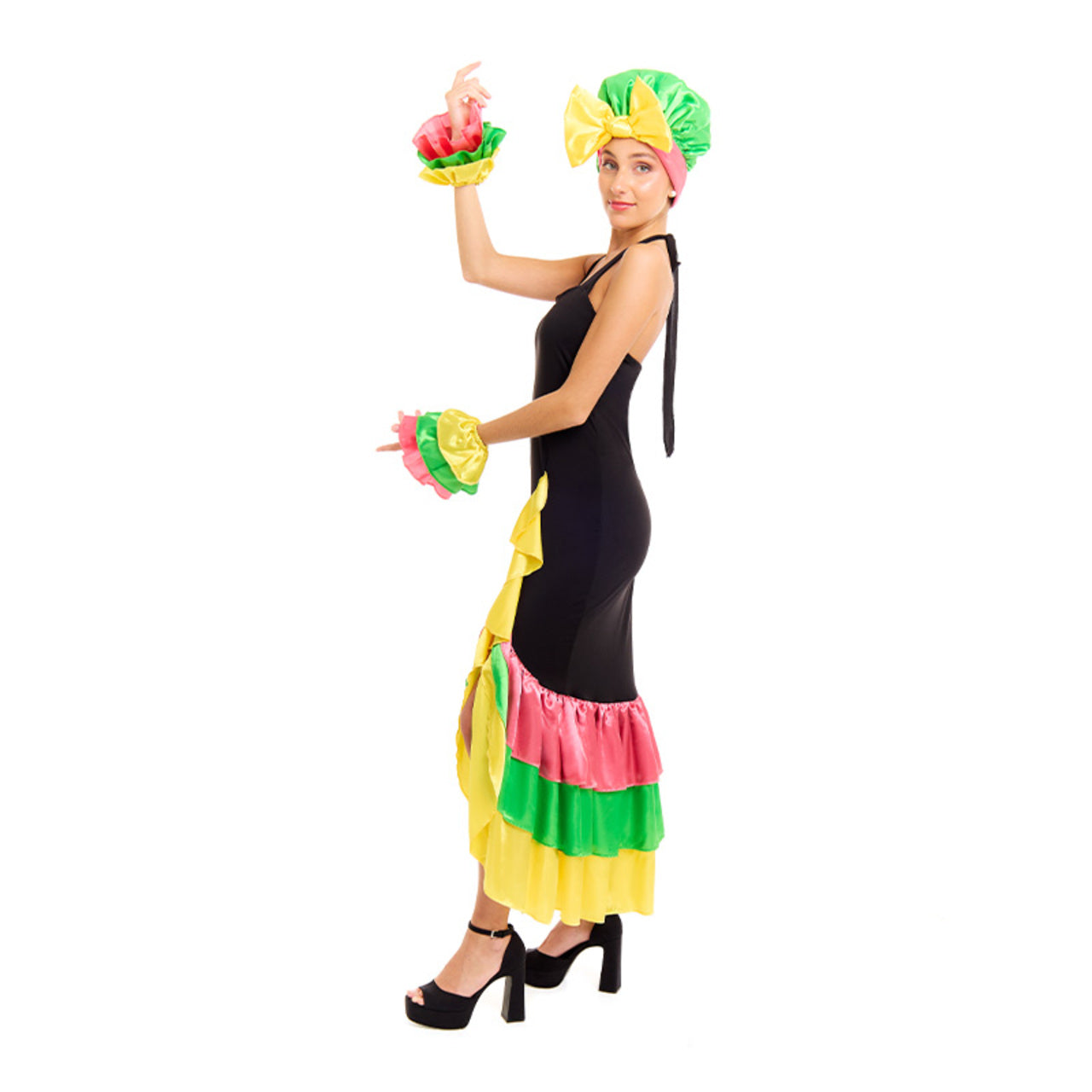 Costume da Rumbera Colorato per donna