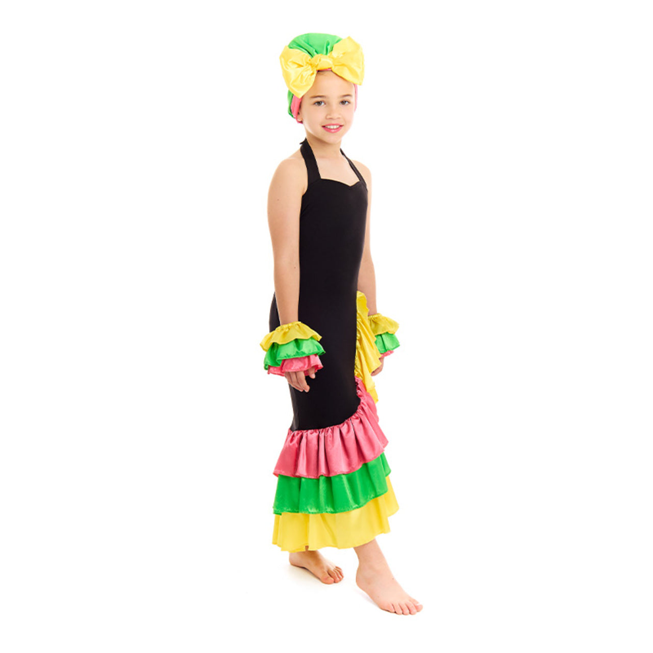 Costume da Rumbera Colorato per bambina