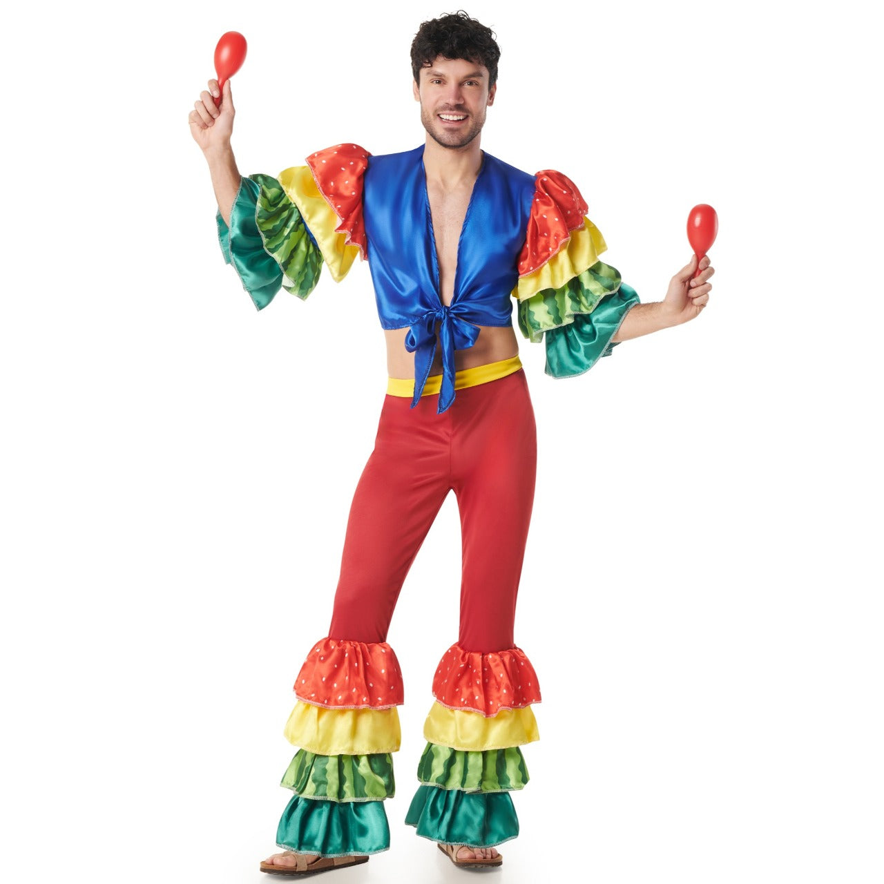 Costume da Rumbero multicolore per uomo