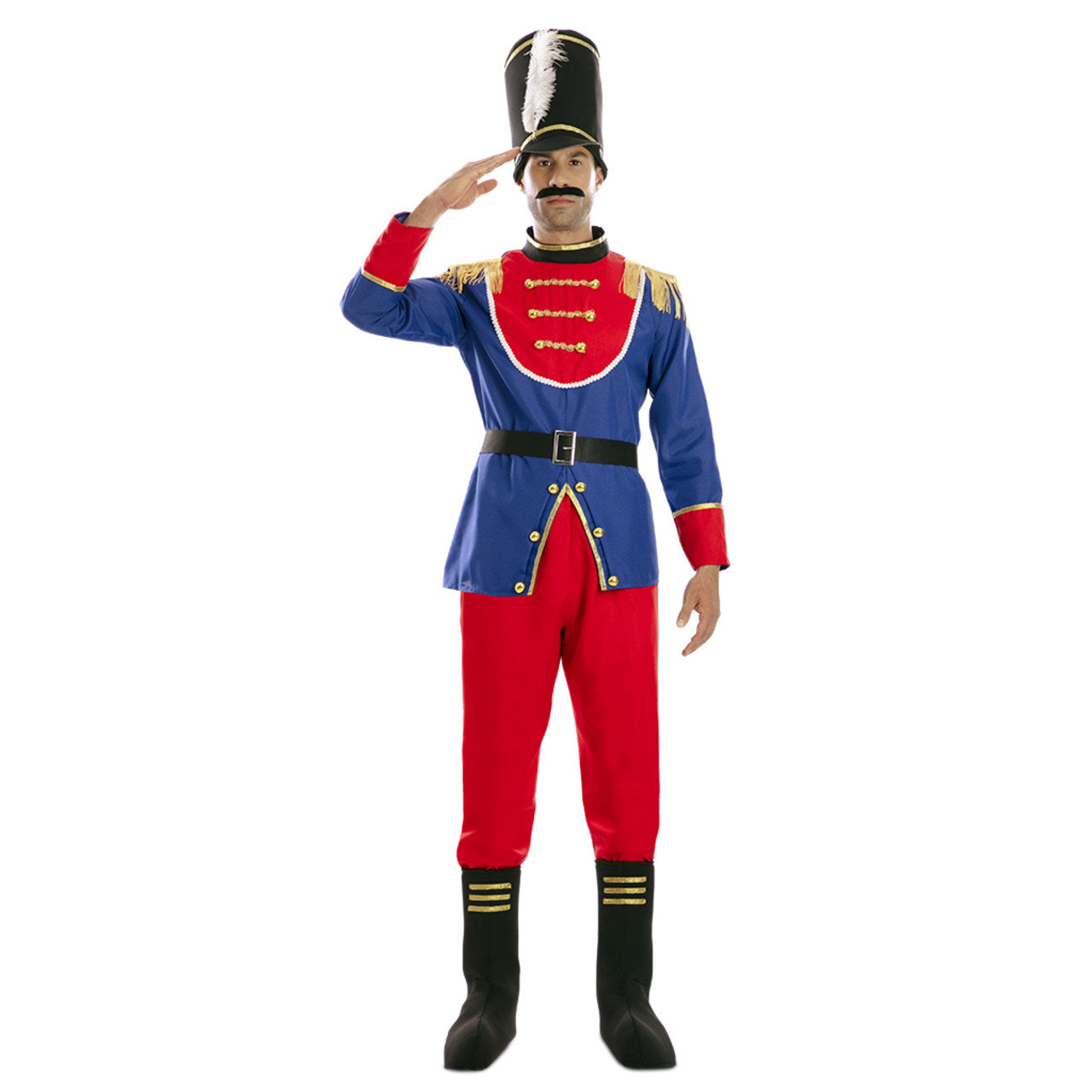 Costume da Soldato Schiaccianoci con frange per adulti