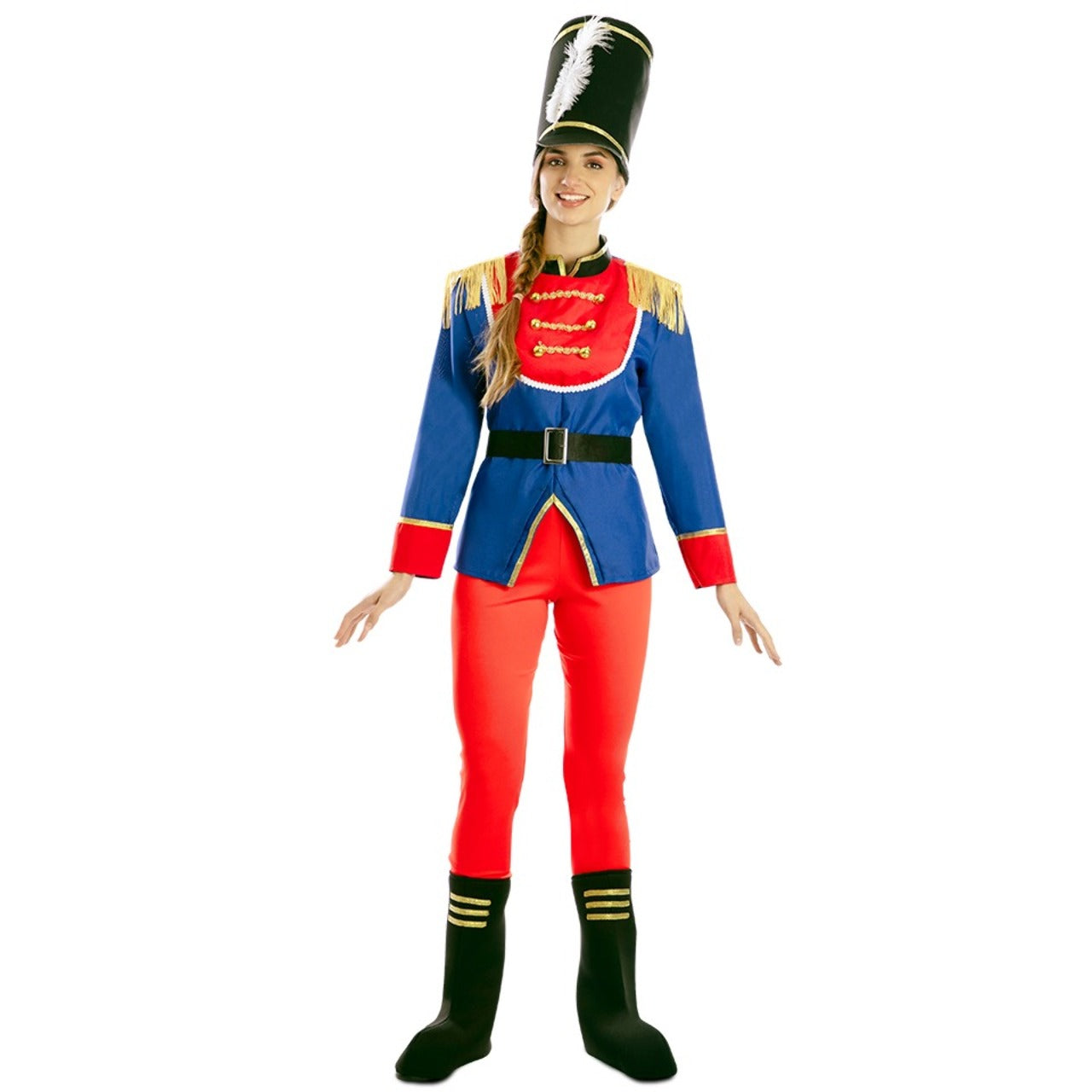 Costume da Soldato Schiaccianoci con frange per donna