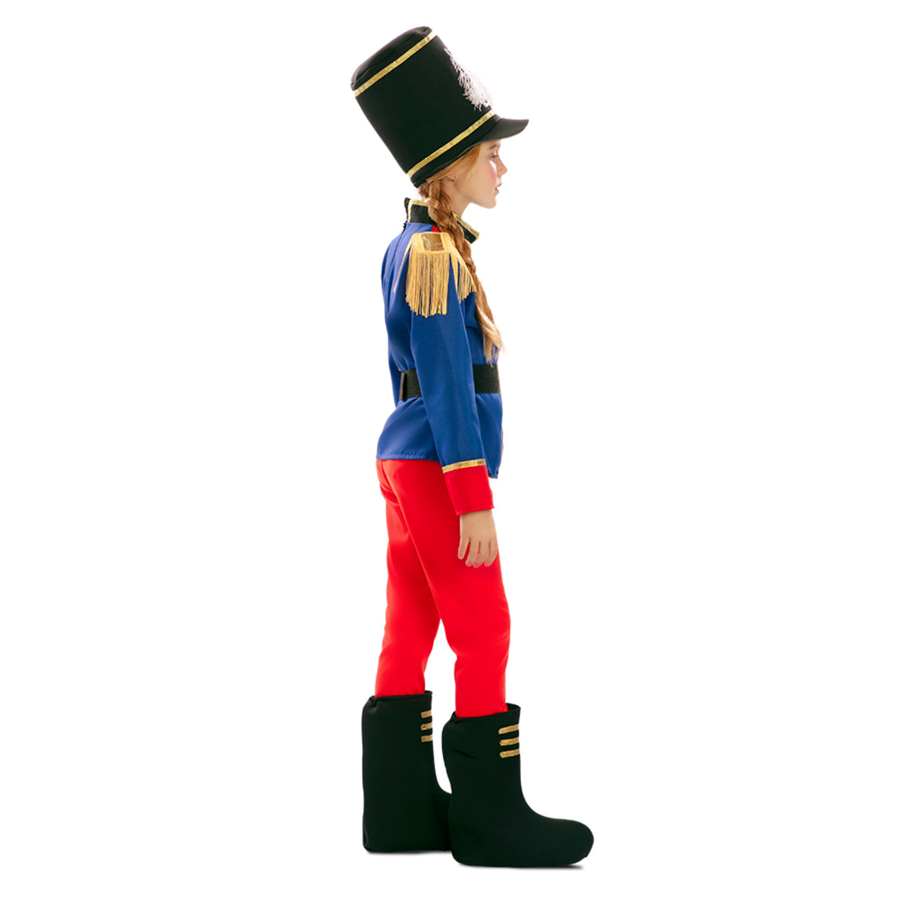 Costume da Soldato Schiaccianoci con frange per bambina