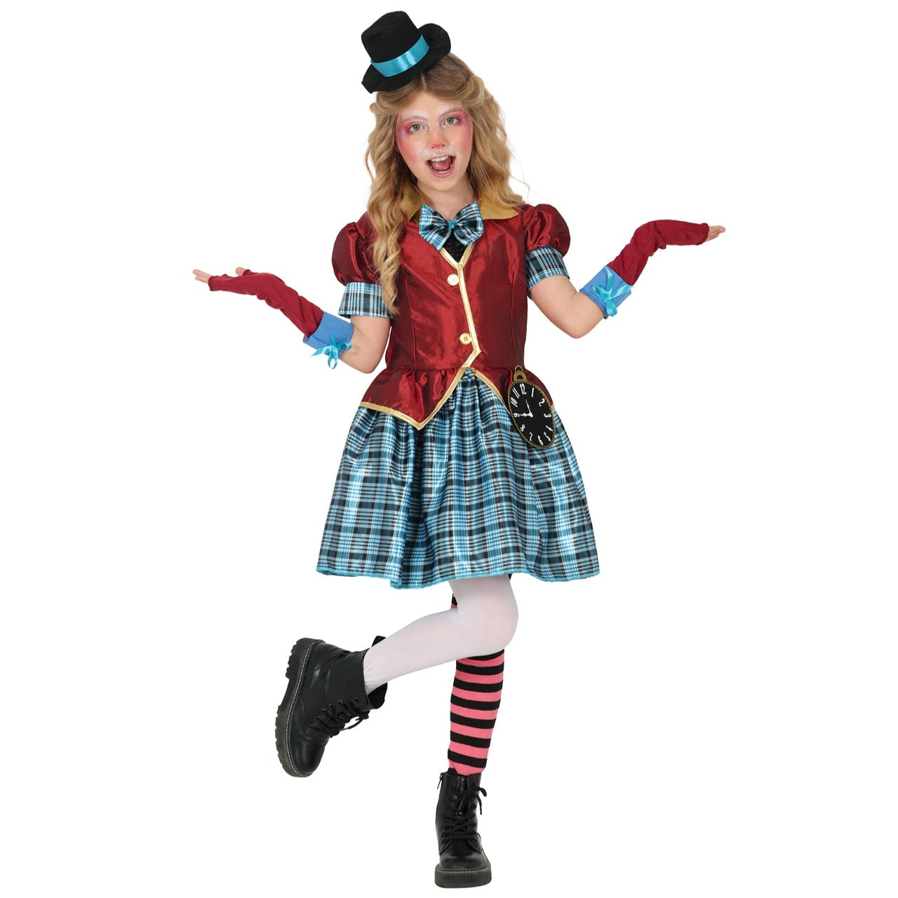 Costume della Cappellai Matto Tic Tac per bambina