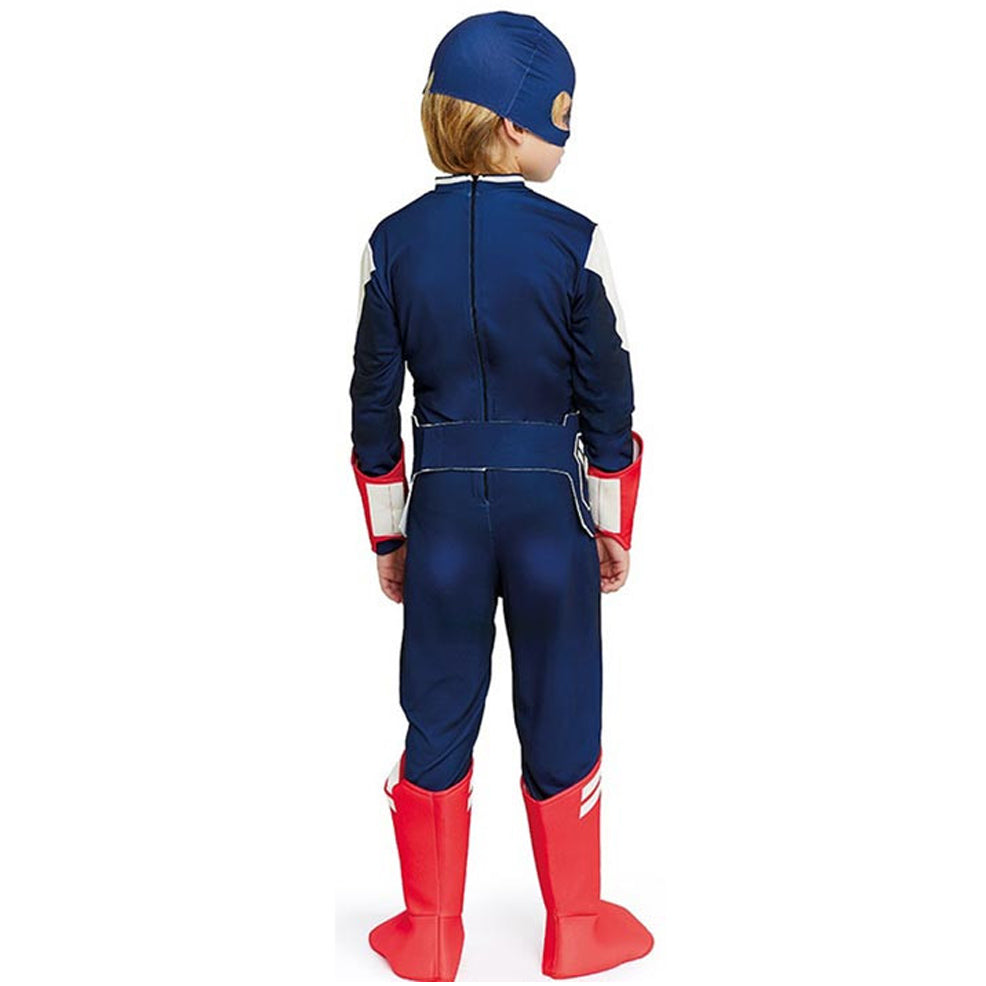 Costume da supereroe americano per ragazzi