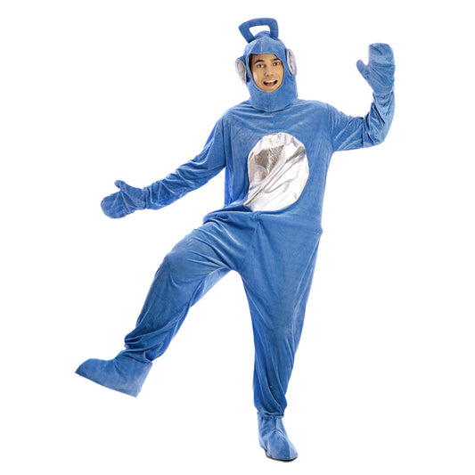 Costume da Teletubbies blu per adulto