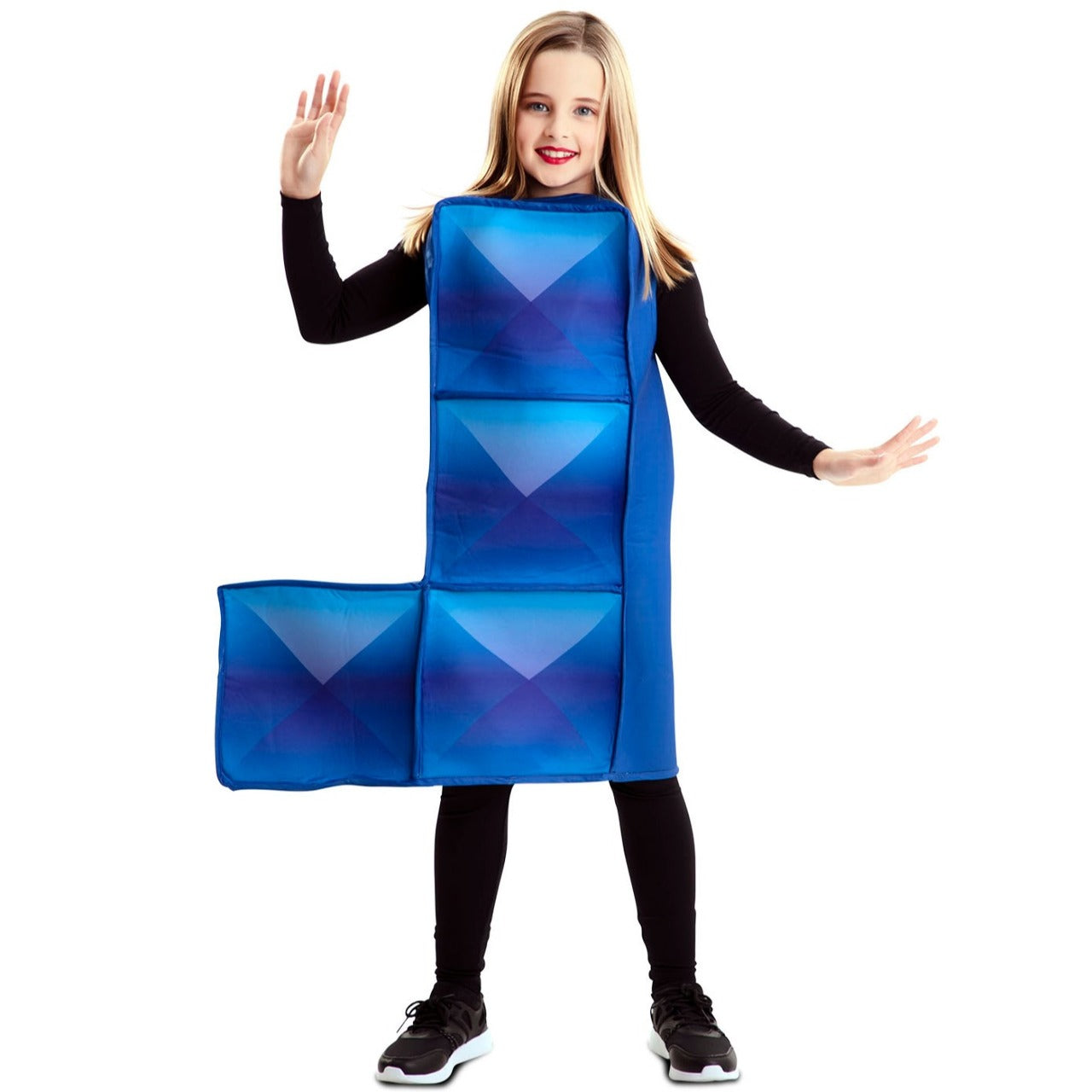 Costume da Tetris blu scuro per bambini