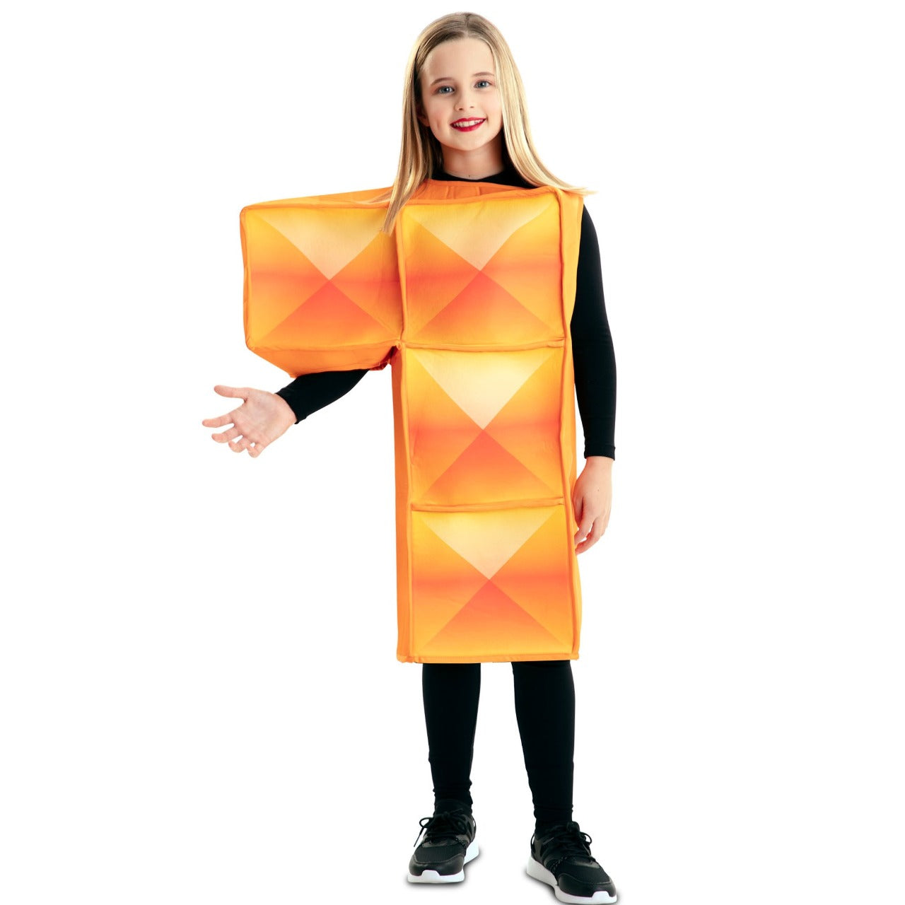 Costume da Tetris arancione per bambini